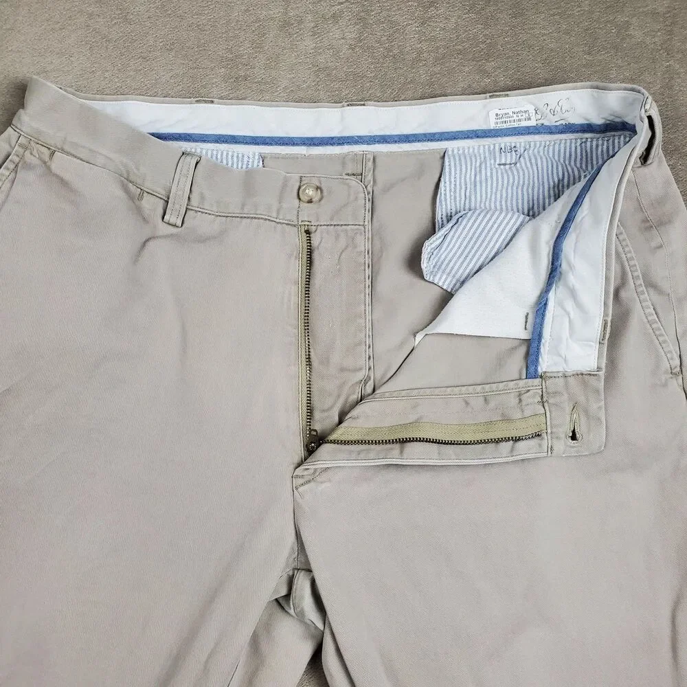 Polo Ralph Lauren Pants Mens 34x32 Beige Classic Fit 100% Cotton Chino Casual - Picture 7 of 12